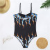 sexy printed one-piece swimsuit  NSHL34094