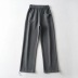 elastic waist strapped loose guard pants NSHS34180