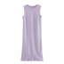 spring new fashion small round neck thread tight elastic slim waist skirt NSAC24890