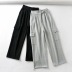spring all-match high-waist straight mopping pants NSAC24914