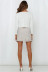 high waist side split floral print short skirt  NSLD24943