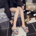 silk soft bottom flat-heel home slippers NSPE24983