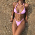 sexy gradient color split bikini  NSHL25121