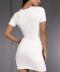 sexy stretch five-point sleeve dress NSHS25197
