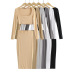 square collar short T-shirt elastic waist bag hip skirt suit NSHS25231