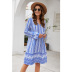 autumn and winter new loose V-neck dress  NSAL25580