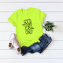 pure cotton letters short-sleeved T-shirt  NSSN25600