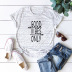 pure cotton letters short-sleeved T-shirt  NSSN25600