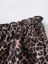 new all-match slim off-shoulder leopard print one-shoulder top  NSAM25607
