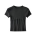 Three-dimensional stitching short-sleeved round neck T-shirt  NSLD25650