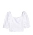 square neck puff sleeve summer new style slim top NSLD25654
