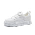 leather white increased non-slip thick-soled leisure shoes  NSNL25888