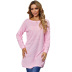 plush long-sleeved diagonal sweater NSSA25923