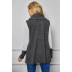 irregular pile collar long-sleeved stitching sweater top NSSA26030