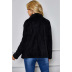 warmth solid color furry coat  NSSA26048