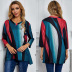 casual stripe stitching long-sleeved top NSSA26049