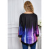 printing dyeing round neck long sleeve top NSSA26086