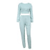 new fashion casual short sweater trousers two-piece suit  NSMI26141