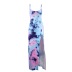 sexy V-neck print high slit sling long skirt  NSMI26154