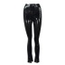 Autumn and winter sexy high waist tight-fitting leather pants  NSMI26158
