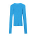 all-match solid color slim knit bottoming shirt  NSAC26291