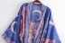 moon print cotton kimono cardigan NSAC26309