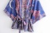 moon print cotton kimono cardigan NSAC26309