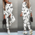 autumn new letter printing long-sleeved trousers casual suit NSZH26344