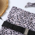 sexy leopard belt pregnant one-piece swimsuit   NSHL26400