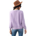 Solid Color V-Neck Cardigan Sweater  NSSA26489