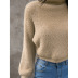 long-sleeved plush solid color turtleneck sweater NSSA26495