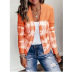 gradient striped knitted cardigan  NSLZ26697