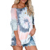 loose casual one-word neck long sleeve t-shirt  NSLZ26704