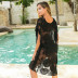 bohemian style lace beach dress NSOY26740
