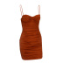 new style spring solid color sling skirt NSMI26872