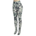 hip-lifting gold-printed step-on-foot trousers NSMX26918