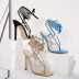 super high-heeled stiletto transparent flip-flop sandals  NSSO27005