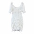spring new style fashion lace stitching pleated hip dress NSAC27062