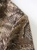 new elegant fabric long sleeve snake print dress  NSAM27116