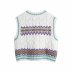 Fashion cable knitted vest  NSAM27126