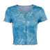 summer new style wild butterfly printing camouflage T-shirt  NSXE27272