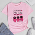 Squid game geometric trio print short-sleeved T-shirt nihaostyles clothing wholesale NSYAY83496