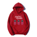 squid game trio printed fleece hoodie nihaostyles clothing wholesale NSYAY83483