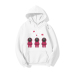 squid game trio printed fleece hoodie nihaostyles clothing wholesale NSYAY83483