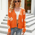 floral embroidery knitted cardigan nihaostyles clothing wholesale NSYH82933