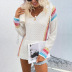  color matching vertical stripes big pocket hooded sweater nihaostyles wholesale clothing NSMMY82937