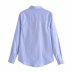  long-sleeved lapel professional casual blouse nihaostyles wholesale clothing NSAM82974