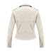 autumn lapel PU leather short zipper jacket nihaostyles wholesale clothing NSAM82976