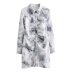 folded tie-dye knitted shirt dress nihaostyles wholesale clothing NSAM83081