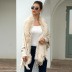 fur collar fringed cloak shawl cardigan nihaostyles wholesale clothing NSMMY83092